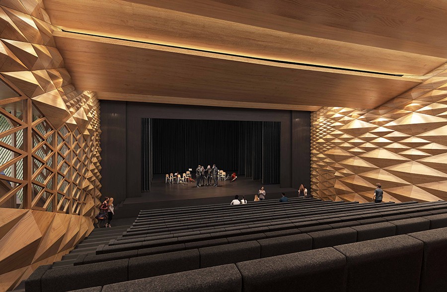 Inside view : Performance hall