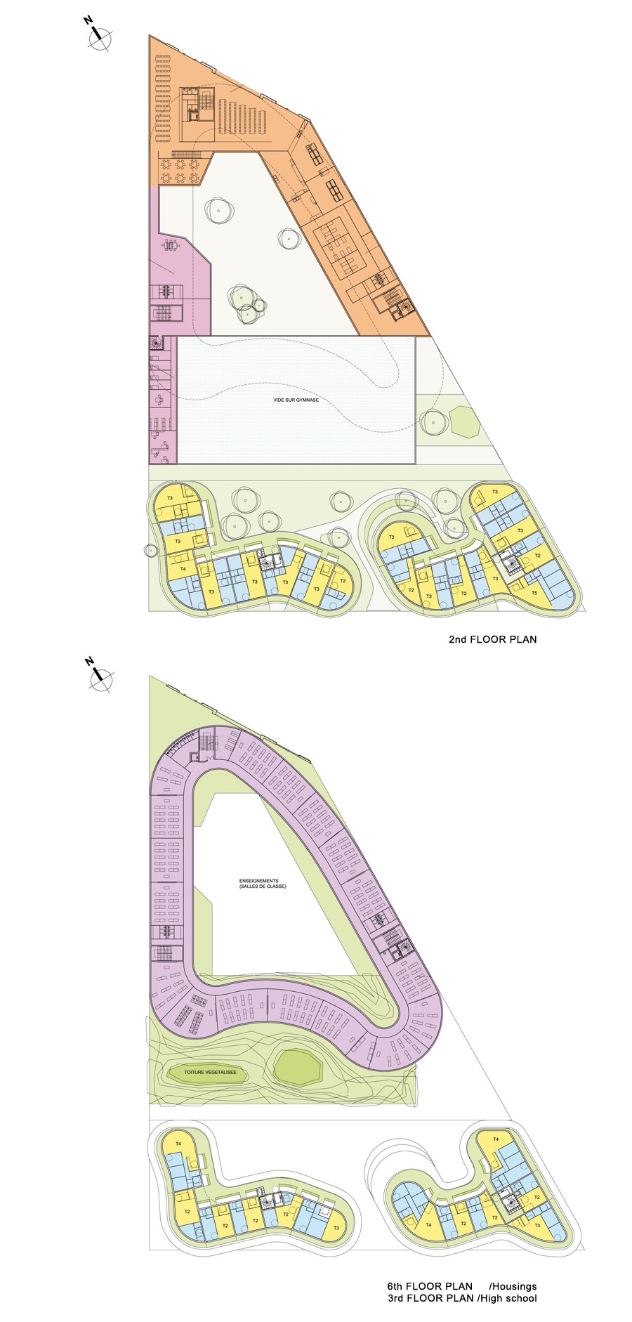 Logements et lycée Boulogne