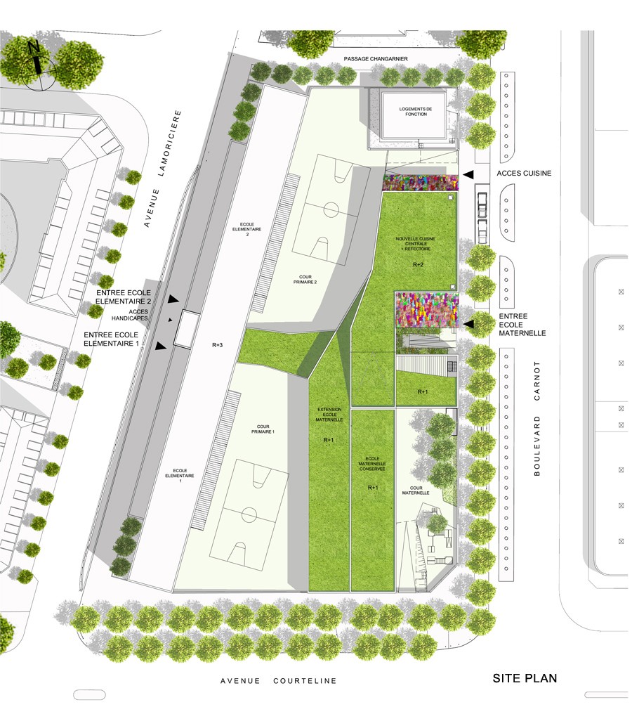 site plan Lamoricière