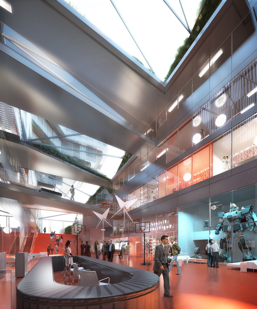 atrium hall PARIS PARC 2
