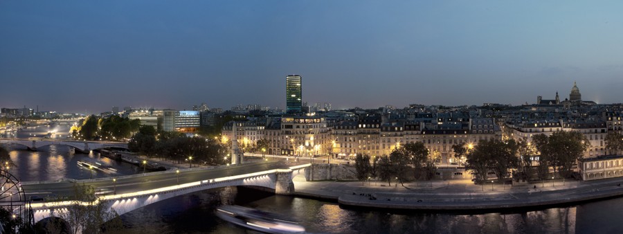 night view, la Tournelle bridge PARIS PARC 2