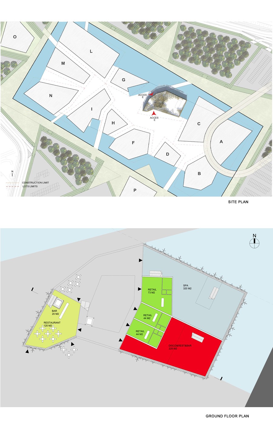site plan - ground floor plan X SITE