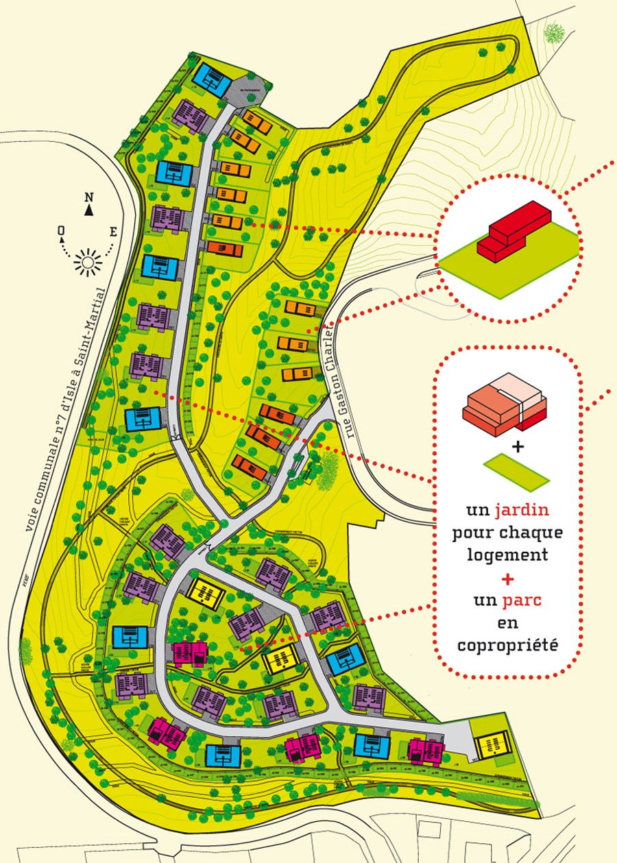 site plan Terrasses Lafayette